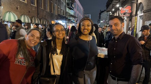 CNN Lab Members at Mardi Grad Festival